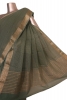 Pure Checks Zari Georgette Silk Saree